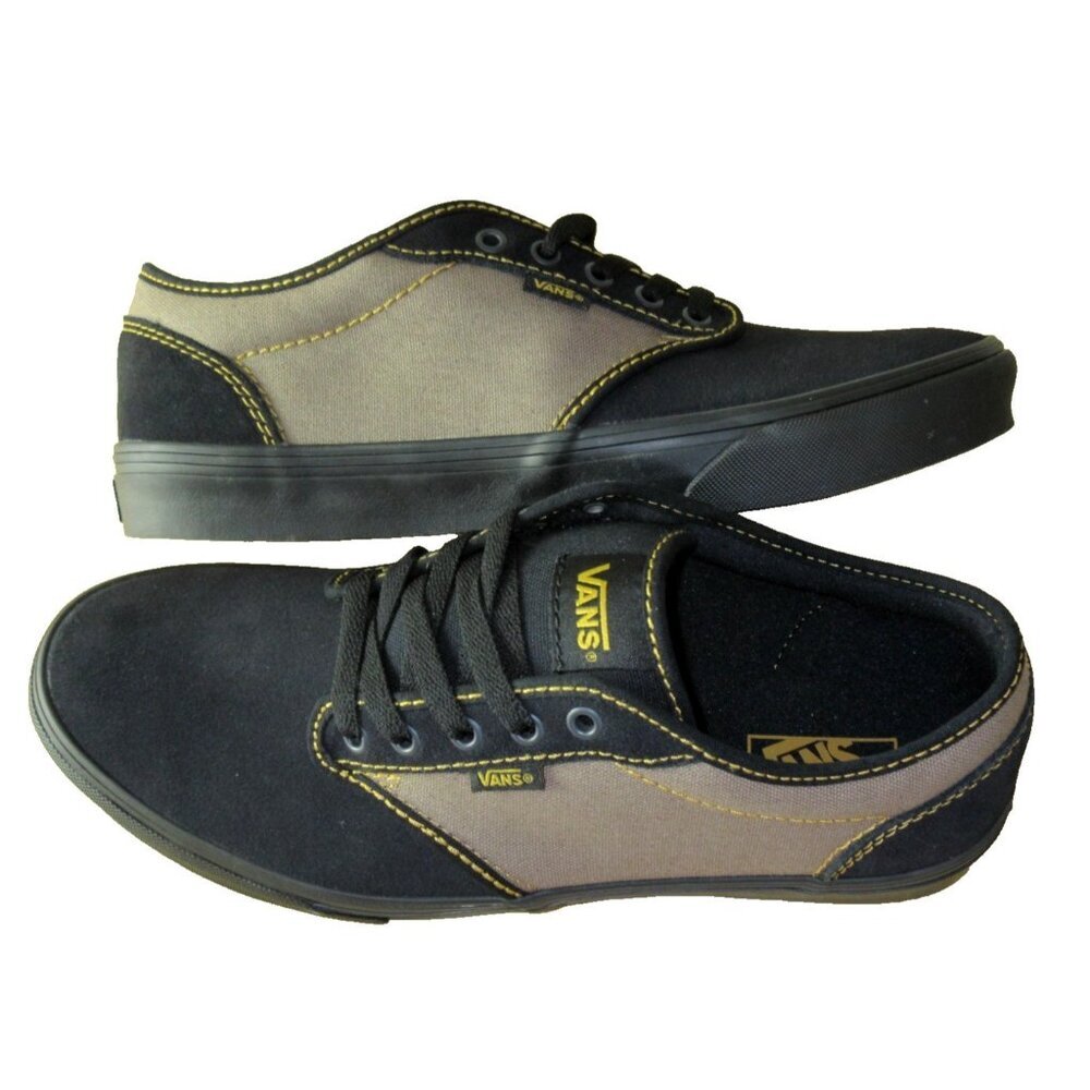 Vans Men's Atwood Outcore Phantom Brown Black Canvas Suede shoes Sizes NIB - Picture 7 of 7